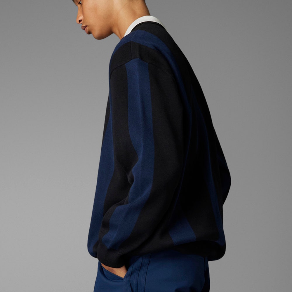 adidas Golf Shirt - Rolling Links LS Knit Polo - Black AW24