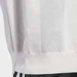 adidas Golf Shirt - Rolling Links LS Knit Polo - Chalk White AW24