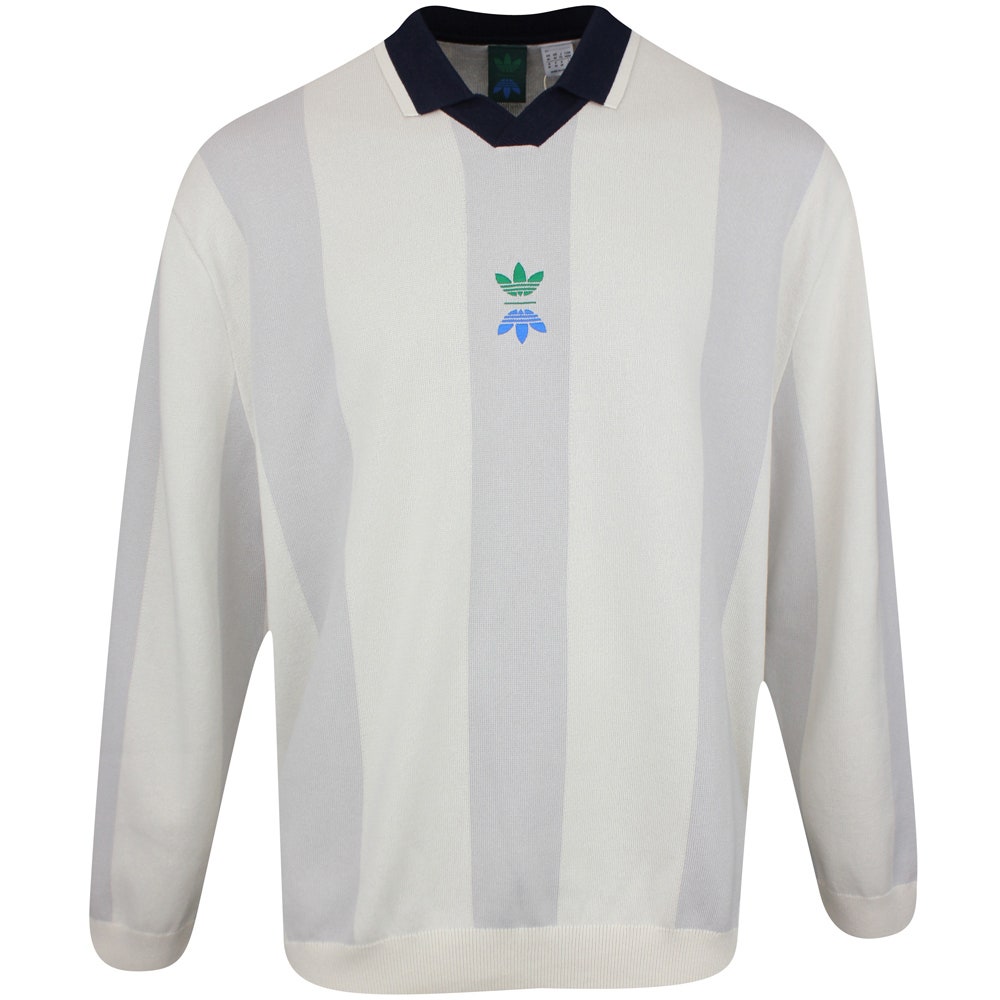 adidas Golf Shirt - Rolling Links LS Knit Polo - Chalk White AW24