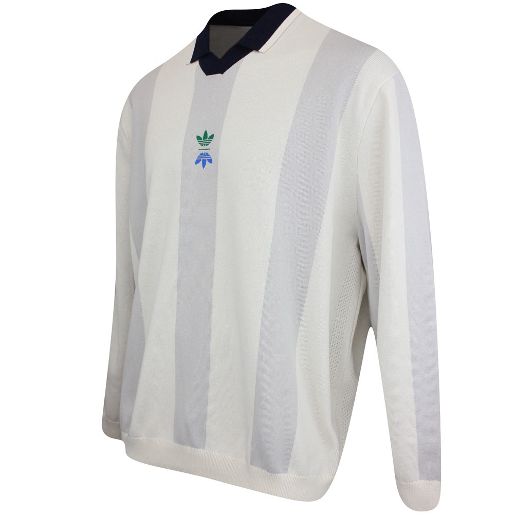adidas Golf Shirt - Rolling Links LS Knit Polo - Chalk White AW24