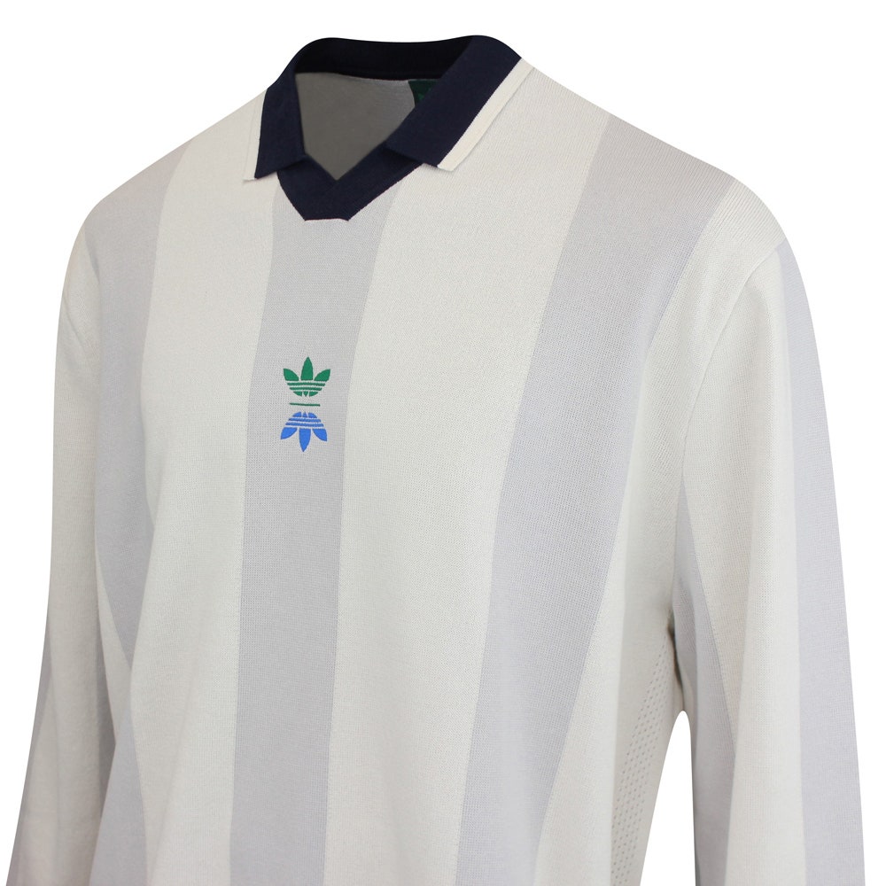 adidas Golf Shirt - Rolling Links LS Knit Polo - Chalk White AW24