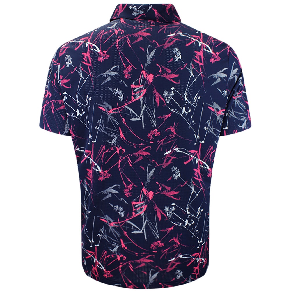 adidas Golf Shirt - U365 CC Mesh Floral Polo - Collegiate Navy AW26