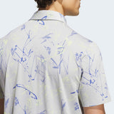 adidas Golf Shirt - U365 CC Mesh Floral Polo - Frozen Lemon AW26