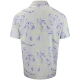 adidas Golf Shirt - U365 CC Mesh Floral Polo - Frozen Lemon AW26