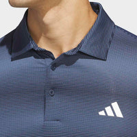 adidas Golf Shirt - U365 CC Mesh Stripe Polo - Collegiate Navy AW26
