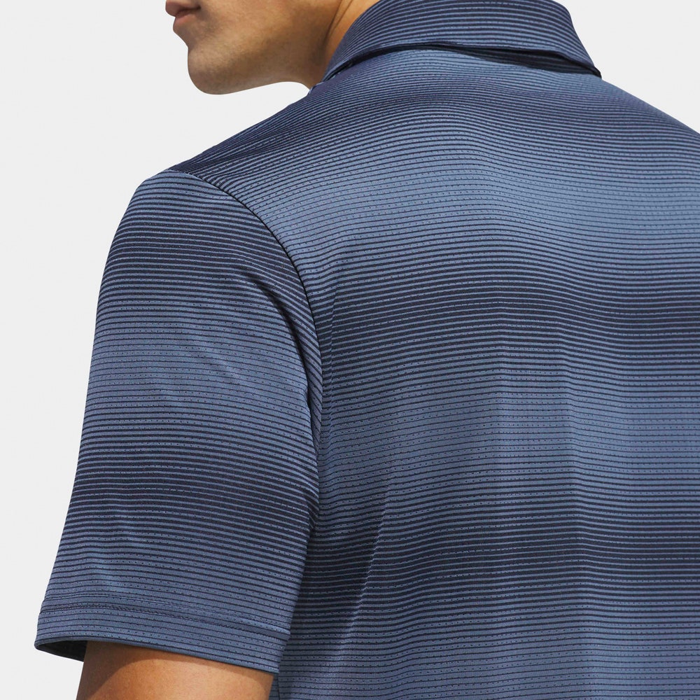 adidas Golf Shirt - U365 CC Mesh Stripe Polo - Collegiate Navy AW26