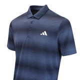 adidas Golf Shirt - U365 CC Mesh Stripe Polo - Collegiate Navy AW26