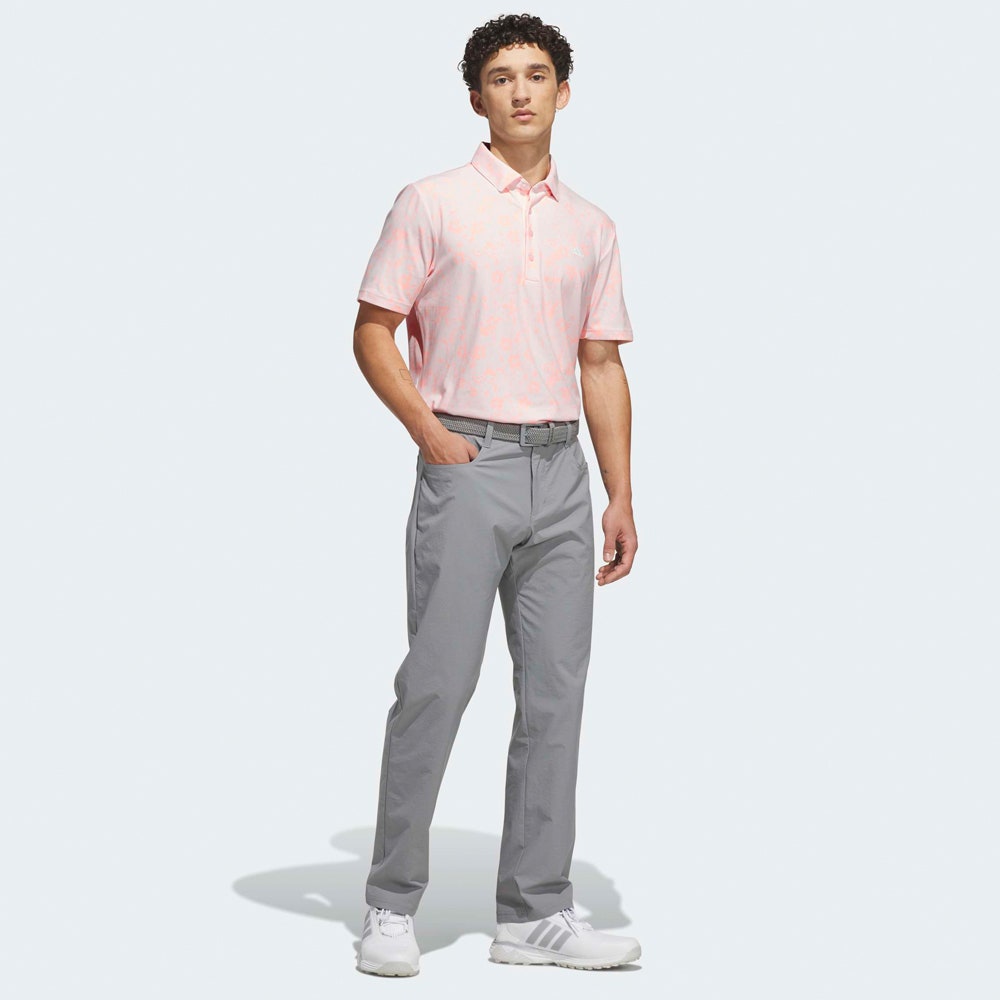adidas Golf Shirt - U365+ Climacool Blossom Polo - Distilled Pink AW26