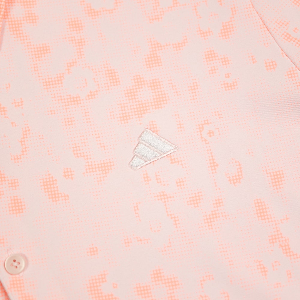 adidas Golf Shirt - U365+ Climacool Blossom Polo - Distilled Pink AW26