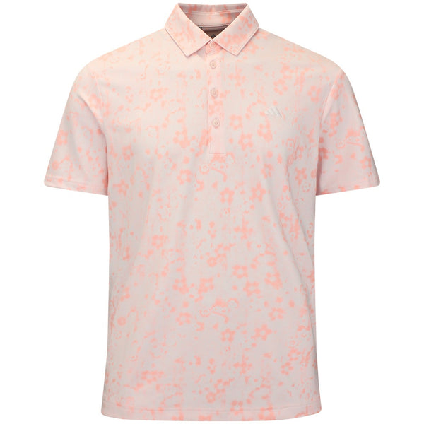 adidas Golf Shirt - U365+ Climacool Blossom Polo - Distilled Pink AW26