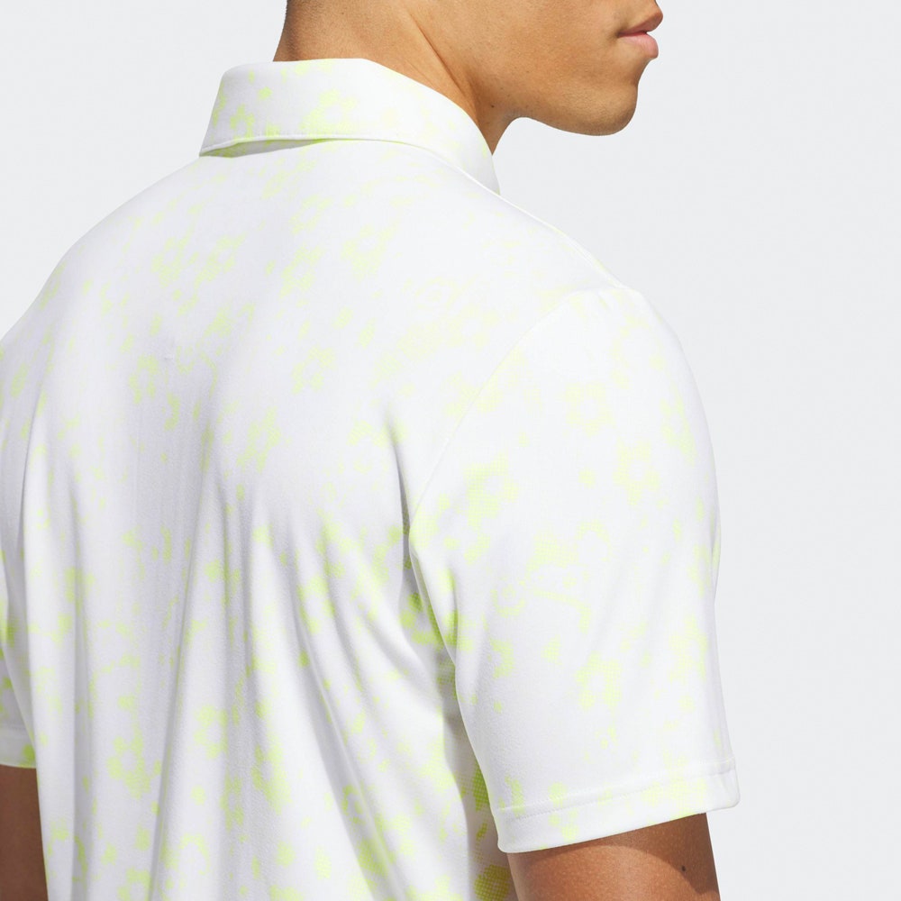 adidas Golf Shirt - U365+ Climacool Blossom Polo - Frozen Lemon AW26