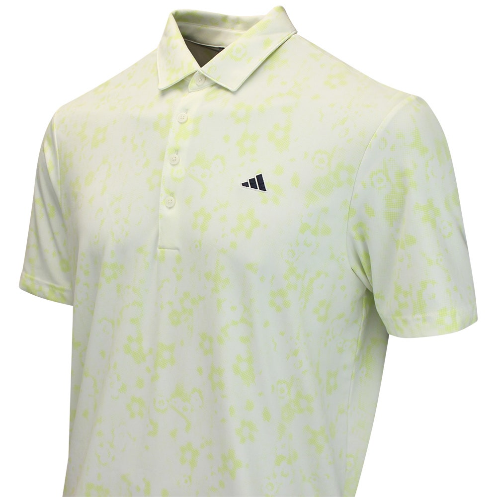 adidas Golf Shirt - U365+ Climacool Blossom Polo - Frozen Lemon AW26