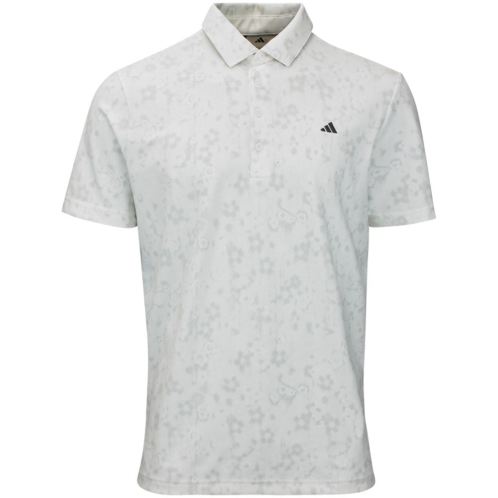 adidas Golf Shirt - U365+ Climacool Blossom Polo - White AW26
