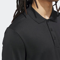 adidas Golf Shirt - U365 Cold.RDY Polo LS - Black AW25