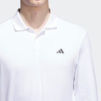 adidas Golf Shirt - U365 Cold.RDY Polo LS - White AW25