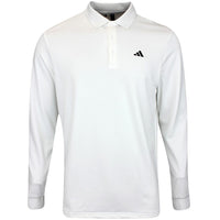 adidas Golf Shirt - U365 Cold.RDY Polo LS - White AW25