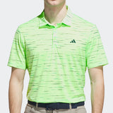 adidas Golf Shirt - U365 Mesh Glimmer Polo - Lime Burst AW25
