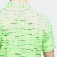 adidas Golf Shirt - U365 Mesh Glimmer Polo - Lime Burst AW25