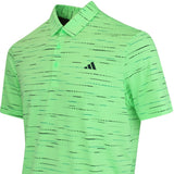 adidas Golf Shirt - U365 Mesh Glimmer Polo - Lime Burst AW25