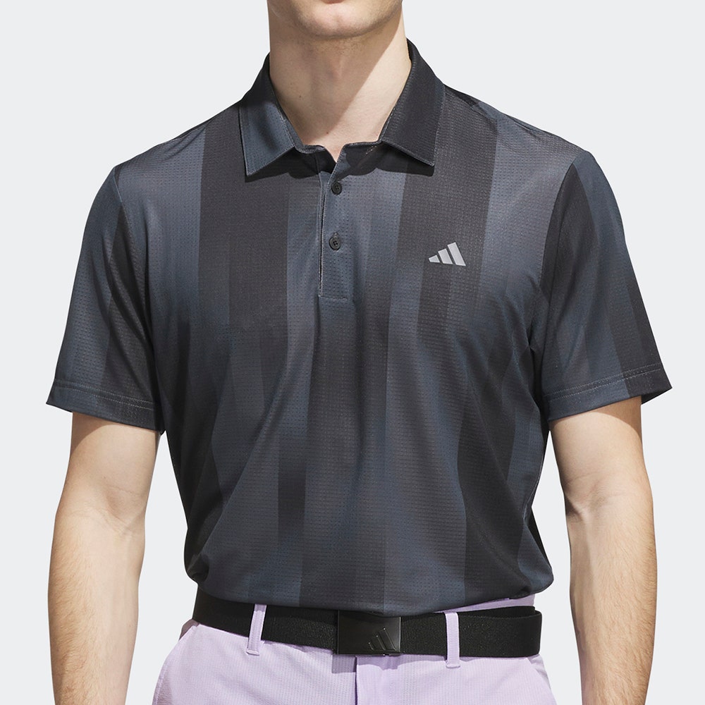 adidas Golf Shirt - U365 Mesh Radiant Polo - Grey Six AW25