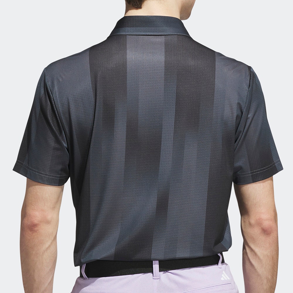 adidas Golf Shirt - U365 Mesh Radiant Polo - Grey Six AW25