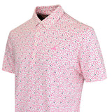 adidas Golf Shirt - U365+ Soft Print Polo - Lucid Pink SS26