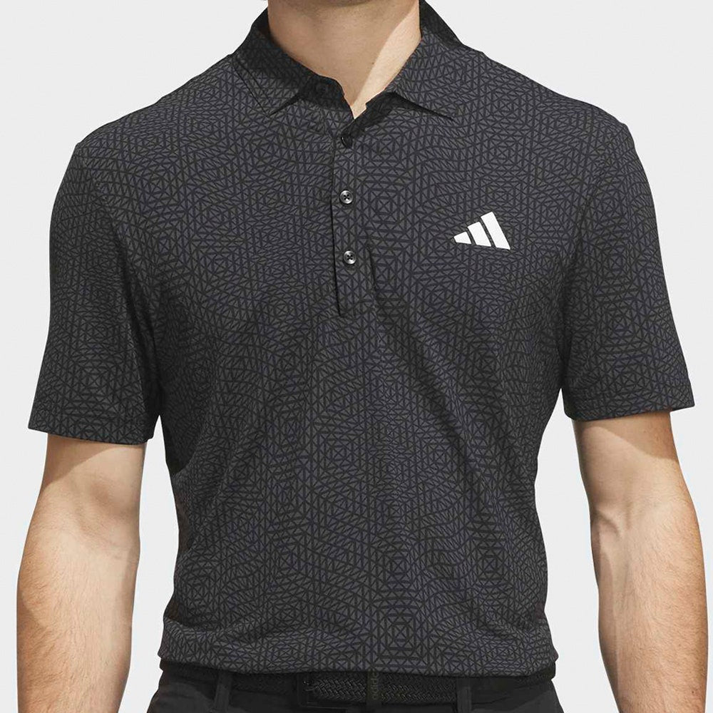 adidas Golf Shirt - U365 Tour CF Deco Polo - Black AW26