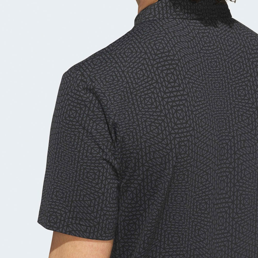 adidas Golf Shirt - U365 Tour CF Deco Polo - Black AW26