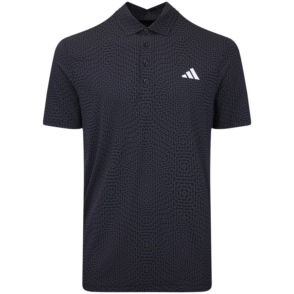 adidas Golf Shirt - U365 Tour CF Deco Polo - Black AW26