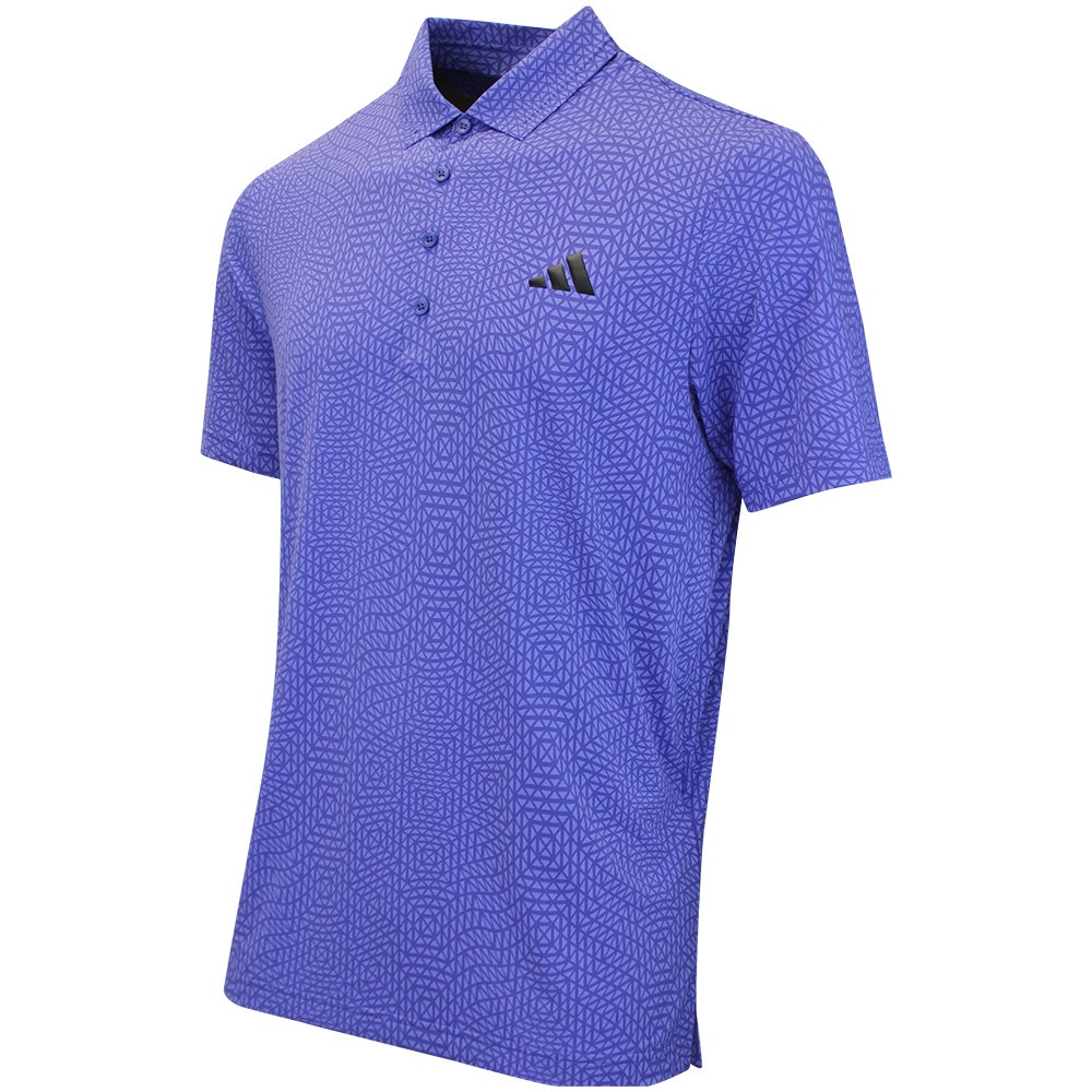 adidas Golf Shirt - U365 Tour CF Deco Polo - Dual Indigo AW26
