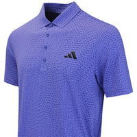 adidas Golf Shirt - U365 Tour CF Deco Polo - Dual Indigo AW26