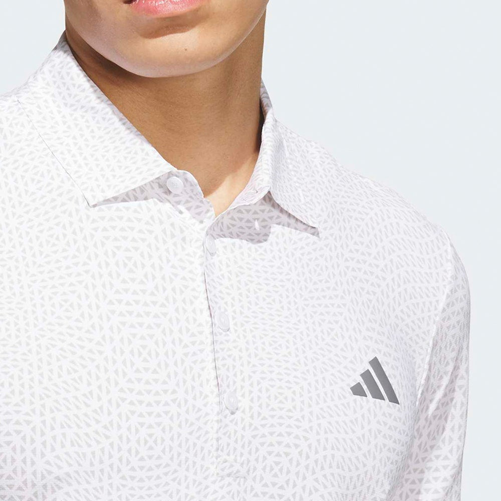 adidas Golf Shirt - U365 Tour CF Deco Polo - White AW26