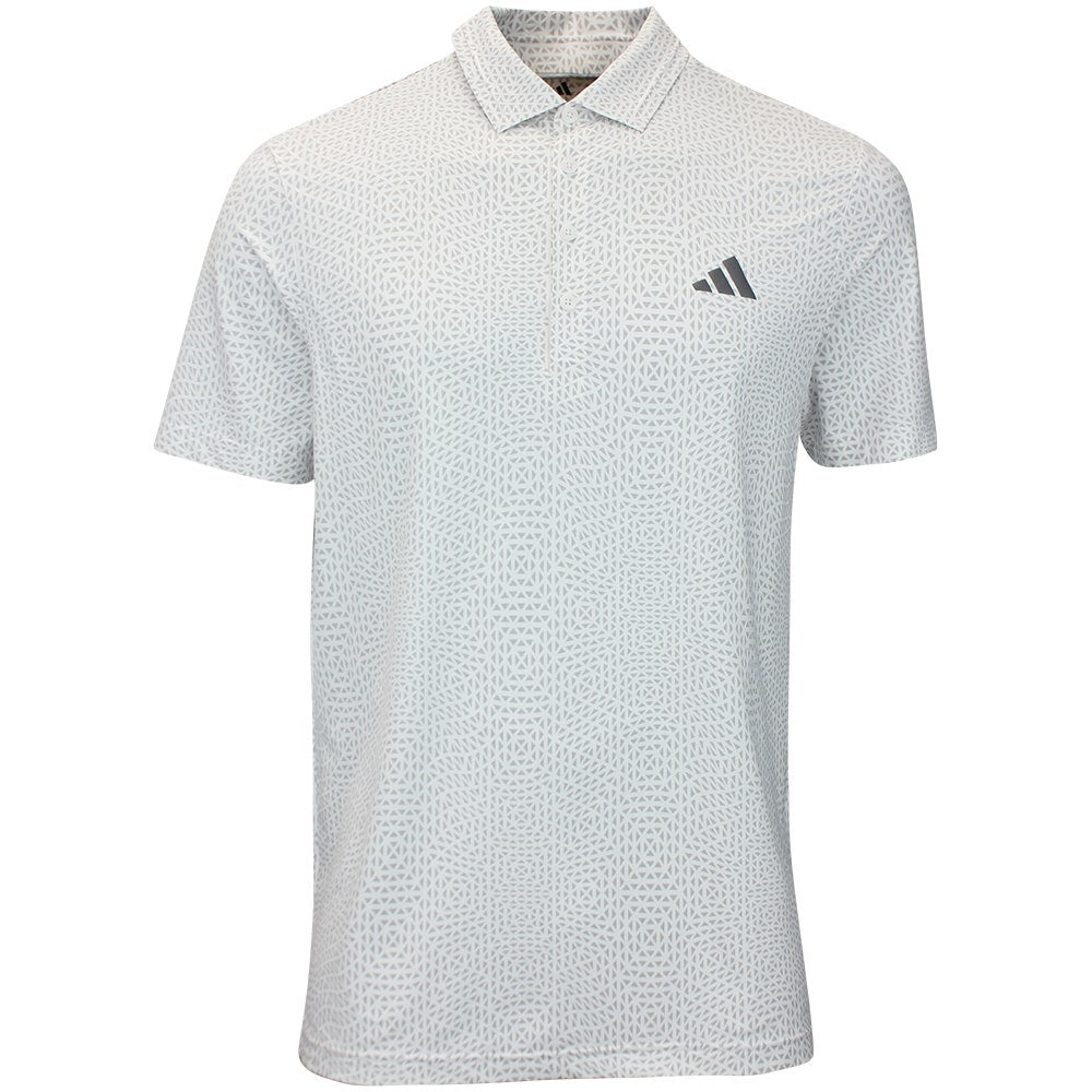adidas Golf Shirt - U365 Tour CF Deco Polo - White AW26