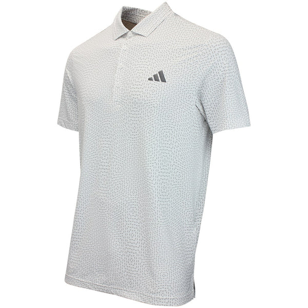adidas Golf Shirt - U365 Tour CF Deco Polo - White AW26