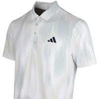 adidas Golf Shirt - U365 Tour Print Polo - Wonder Sage SS26
