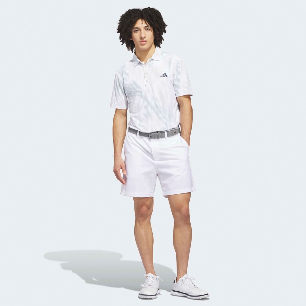 adidas Golf Shirt - U365 Tour Print Polo - Wonder Sage SS26