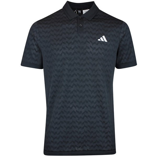 adidas Golf Shirt - U365 Tour Seamless Polo - Black AW26