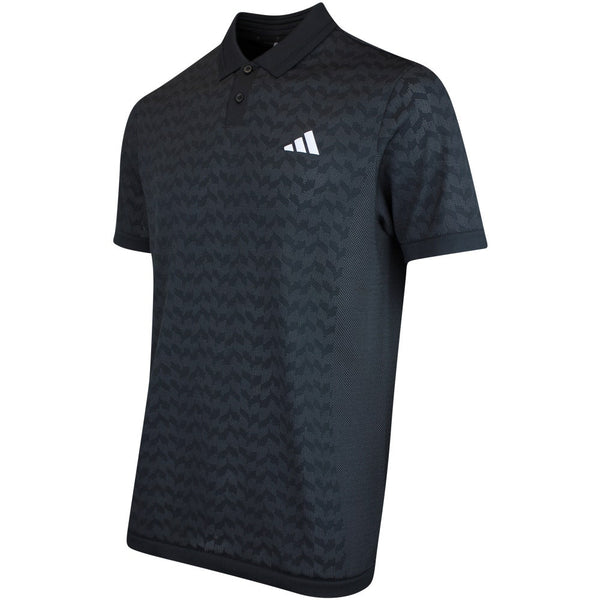 adidas Golf Shirt - U365 Tour Seamless Polo - Black AW26