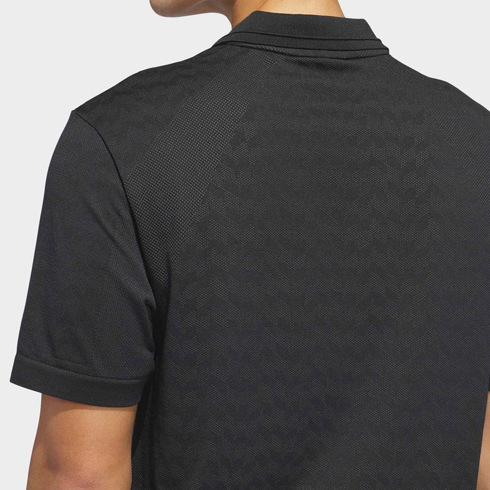 adidas Golf Shirt - U365 Tour Seamless Polo - Black AW26