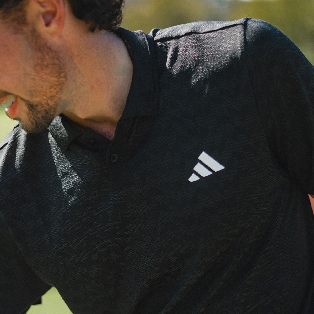 adidas Golf Shirt - U365 Tour Seamless Polo - Black AW26