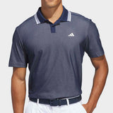 adidas Golf Shirt - U365 Tour Twistknit Pique - Col. Navy SS26