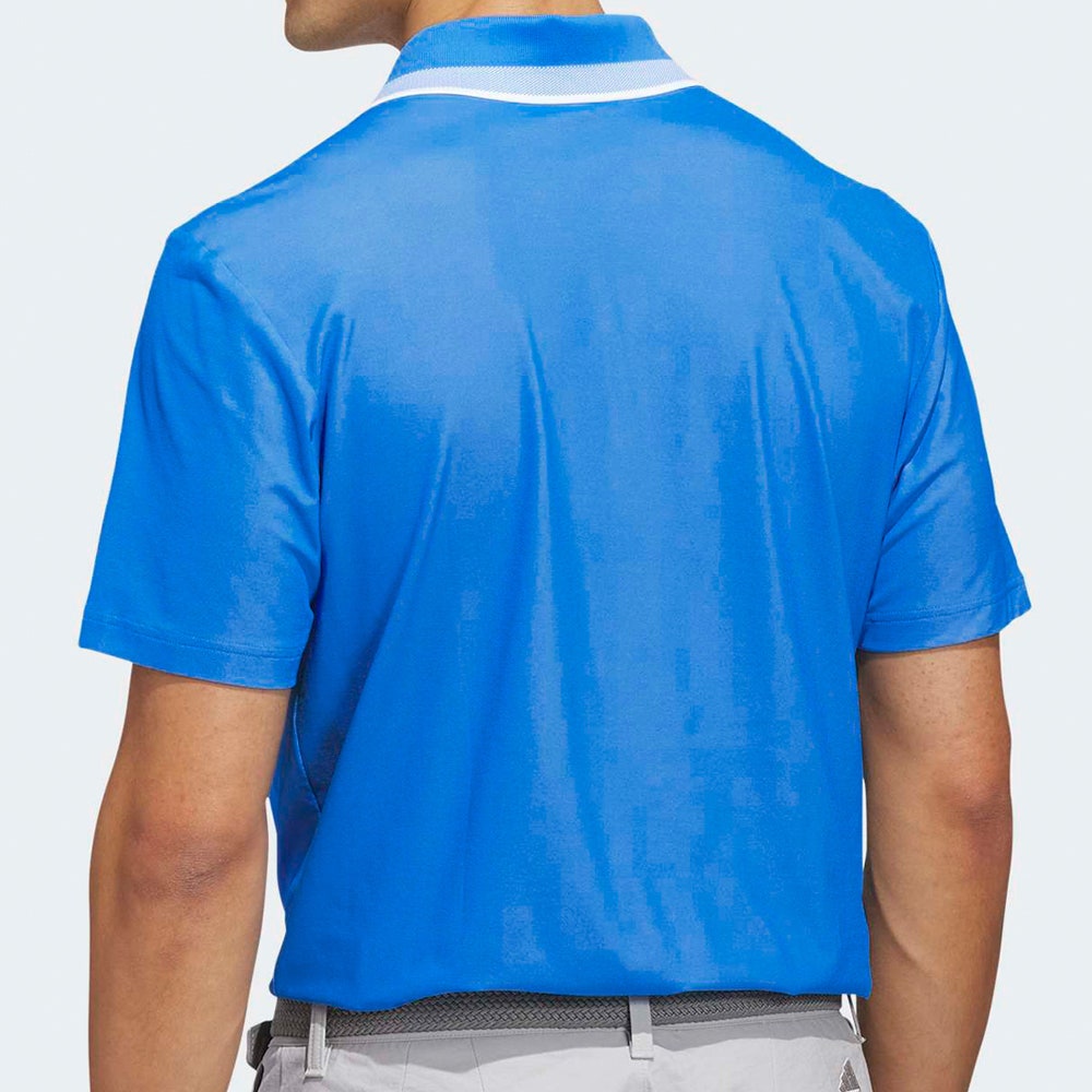 adidas Golf Shirt - U365 Tour Twistknit Pique - Lucid Ray Blue SS26