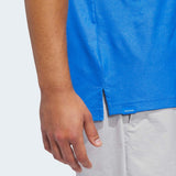 adidas Golf Shirt - U365 Tour Twistknit Pique - Lucid Ray Blue SS26