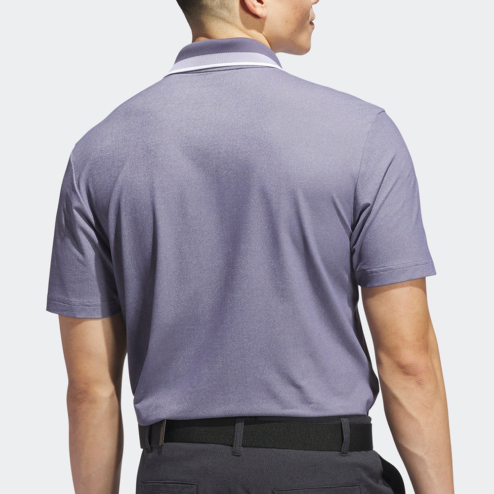 adidas Golf Shirt - U365 Tour Twistknit Pique - Preloved Violet AW25