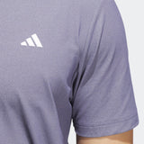 adidas Golf Shirt - U365 Tour Twistknit Pique - Preloved Violet AW25