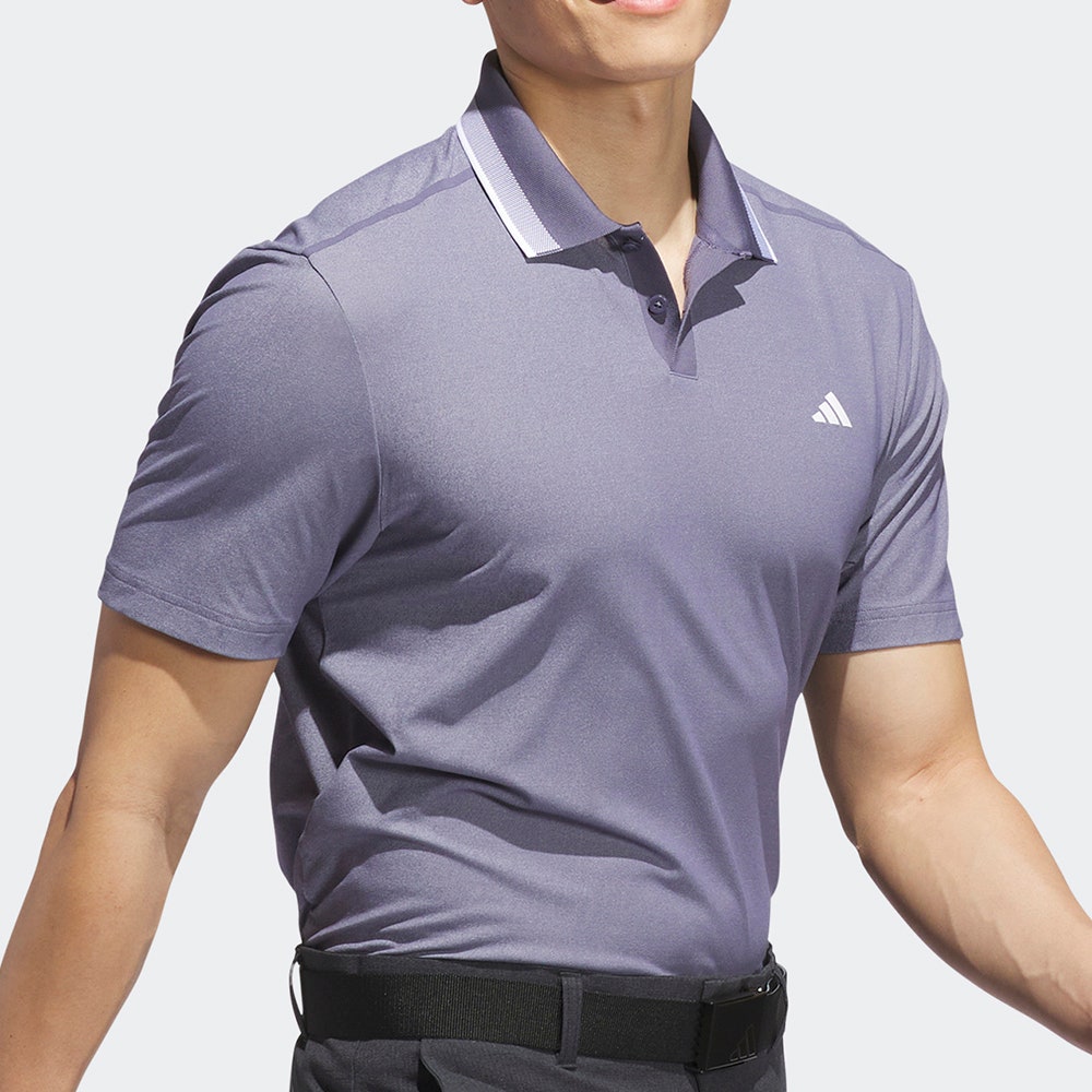 adidas Golf Shirt - U365 Tour Twistknit Pique - Preloved Violet AW25