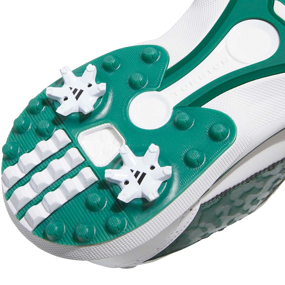 adidas Golf Shoes - MC70 Spiked - White - Green AW26