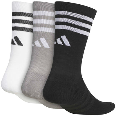 adidas Golf Socks - Crew Length - 3 Pack Multi AW26
