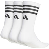 adidas Golf Socks - Crew Length - 3 Pack White AW26
