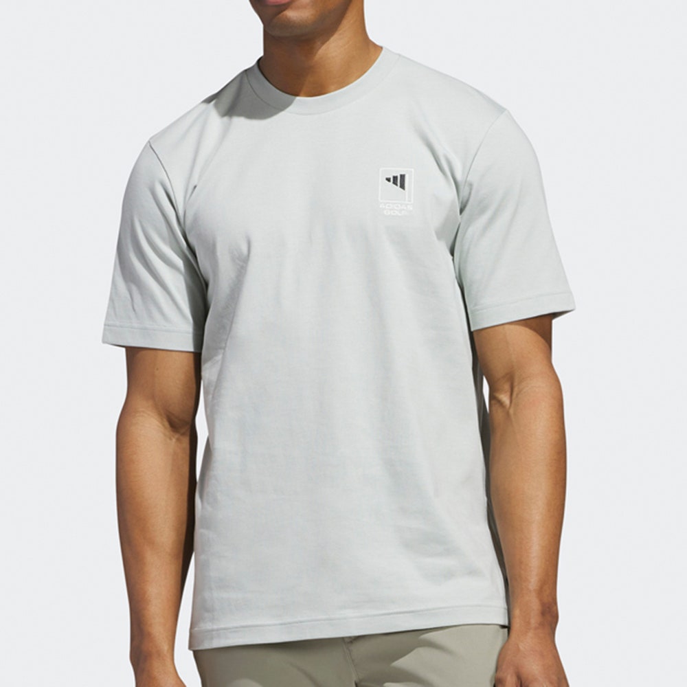 adidas Golf T-Shirt - BTC Graphic Tee - Wonder Silver SS25